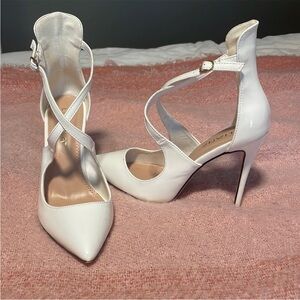 Liliana white heels